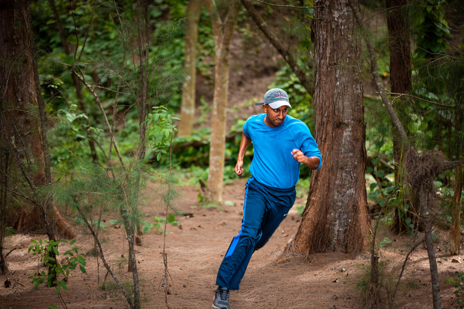 Running through the Woods